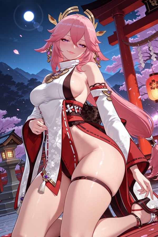Yae Miko hentai 38