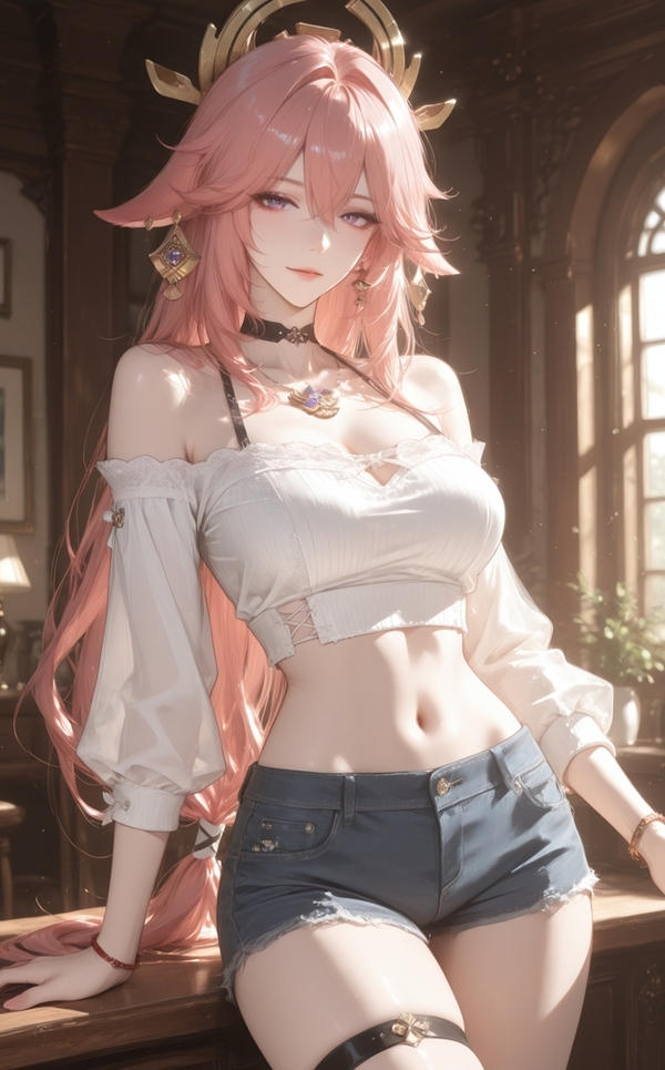 Yae Miko hentai 5