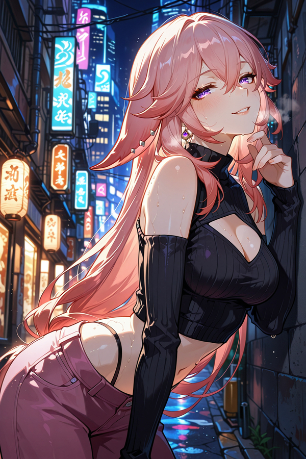 Yae Miko hentai 7