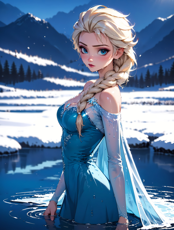 Elsa hentai 4