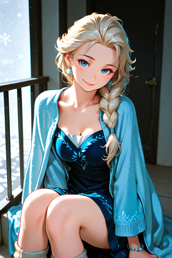 Elsa hentai 9
