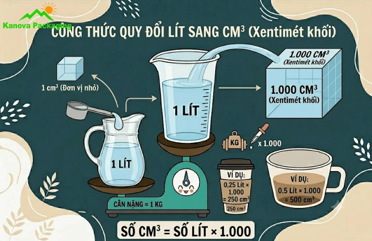 Hình ảnh liên quan đến đơn vị đo thể tích