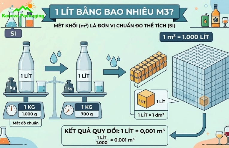 Ứng dụng của việc quy đổi lít sang ml trong thực tế